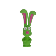 MISOKO Іграшка для собак, довговухий собака, латекс, зелений, 17 см