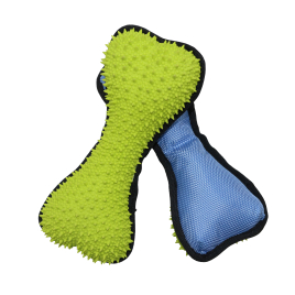 MISOKO Іграшка для собак, кісточка, латекс, зелена, 19 см