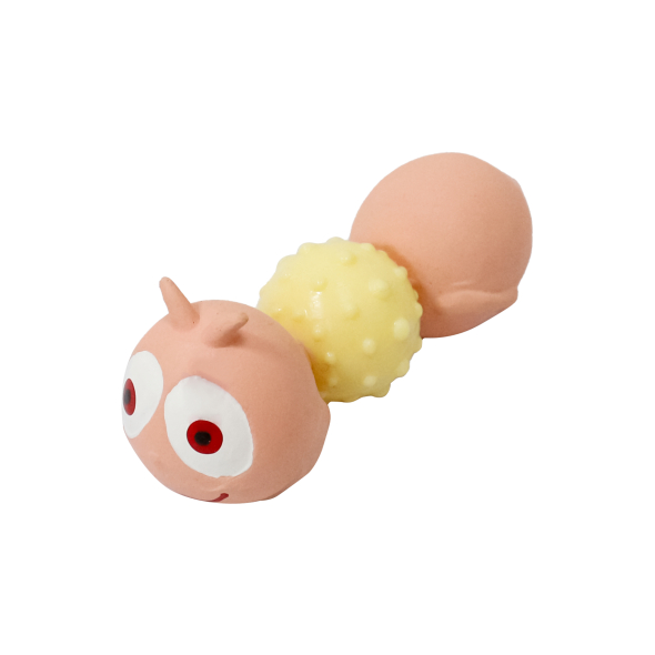 MISOKO Іграшка для собак, мураха, латекс, коричнева з жовтим, 9.2 см