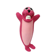 MISOKO Іграшка для собак морський лев, латекс, рожевий, 28,5 см