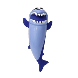 MISOKO Іграшка для собак акула, синя, 29,5 см