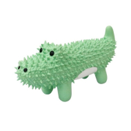 MISOKO Іграшка для собак крокодил з шипами, латекс, зелений, 20 см