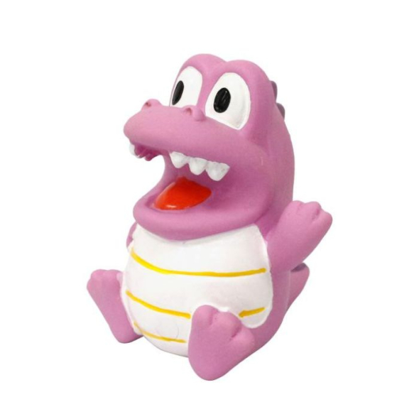 MISOKO Іграшка для собак динозавр, латекс, фіолетовий, 9 см