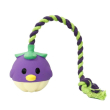 MISOKO Іграшка для собак фрукт з мотузкою, латекс, фіолетовий, 40 см