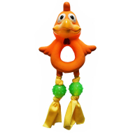 MISOKO Іграшка для собак, курча, латекс, кольорова, 22 см