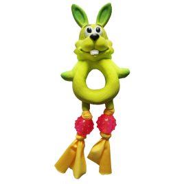 MISOKO Іграшка для собак, кролик, латекс, різнокольоровий, 24 см