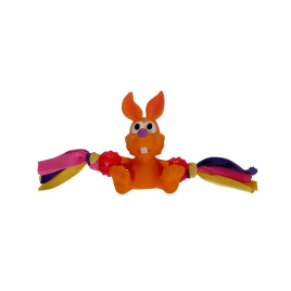 MISOKO Іграшка для собак, кролик, латекс, різнокольоровий, 5.5 см