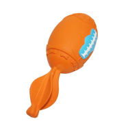 MISOKO Іграшка для собак ракета, гума, помаранчева, 16,5 см