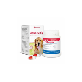 Brovafarma Амокланід 500 мг Антибактеріальний препарат для тварин, 25 капсул