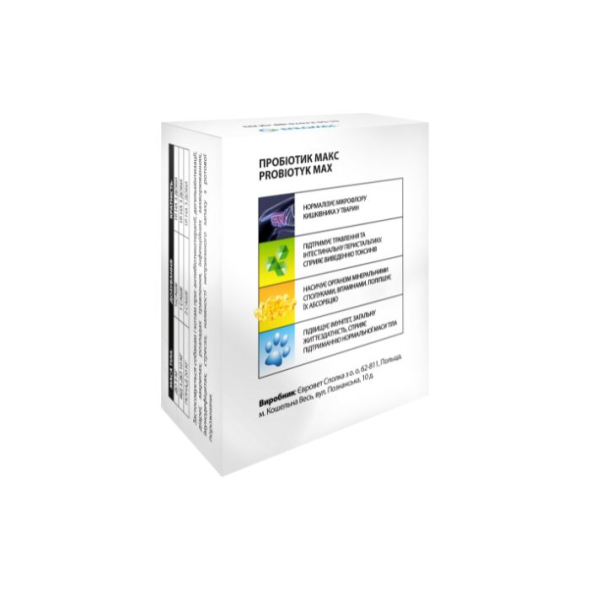 Eurowet Probiotyk Max Пробіотик Макс для регуляції мікрофлори кишківника  1,5 г, 1 шт - 1