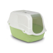 MP Bergamo Romeo Light Green Закритий туалет з фільтром для котів світло-зелений, 57 х 39 х 41 см