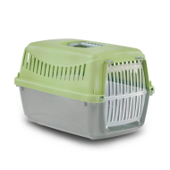 MP Bergamo Gipsy XS Plastic Door Переноска для котів і невеликих собак зелена, 39 х 26 х 25 cм