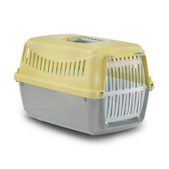 MP Bergamo Gipsy XS Plastic Door Переноска для котів і невеликих собак жовта, 39 х 26 х 25 cм
