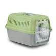 MP Bergamo Gipsy S Plastic Door Переноска для котів і невеликих собак зелена, 46 x 31 x 32 см