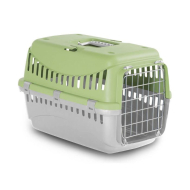 MP Bergamo Gipsy S Metal Door Переноска для котів і невеликих собак зелена, 46 x 31 x 32 см