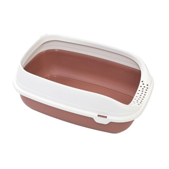 MPS Beta Plus Maxi Bruno Туалет з бортиком для котів коричневий, 49 x 39 x 17 см