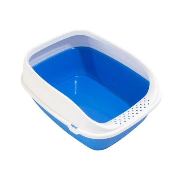 MPS Beta Plus Small Blue Туалет з бортиком для котів блакитний, 43 x 31 x 16 см