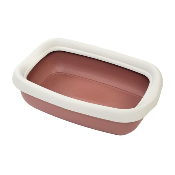 MPS Beta Maxi W/Frame Bruno Туалет з бортиком для котів коричневий, 49 x 39 x 13 см