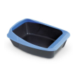 MPS VIRGO DARK GREY/BLUE Туалет з рамкою для котів сірий/блакитний, 52 х 39 х 20 см