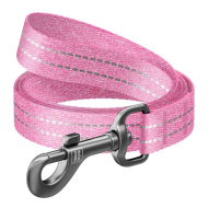 WAUDOG Повідець для собак Re-cotton, відновлена бавовна, М, ширина 20 мм, довжина 2 м, рожевий