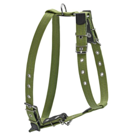 Collar Шлея для собак бавовняна тасьма брезент, S, зелена