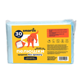 Smartis Одноразові пелюшки для тварин 45 х 60 см, 30 шт