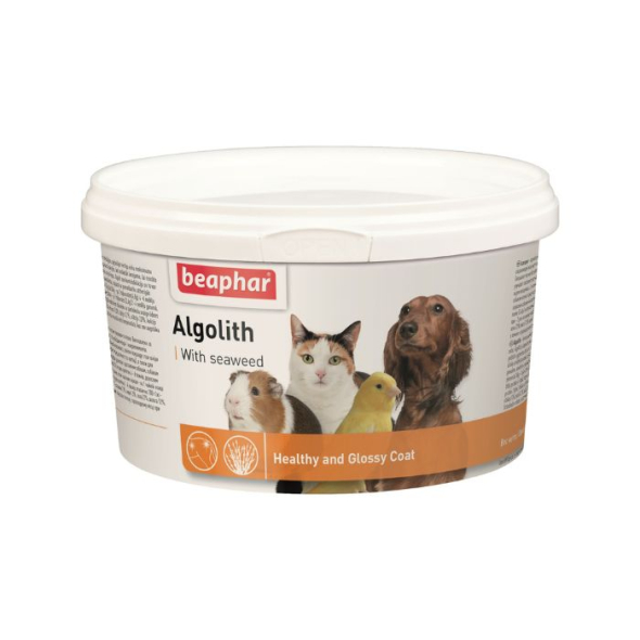 Beaphar Algolith Вітамінно-мінеральна суміш з морських водоростей для посилення пігментаціі у тварин, 250 г