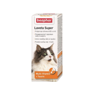 Beaphar Laveta Super Вітаміни для котів при линьці та для здорової шерсті, 50 мл