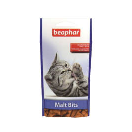 Beaphar Malt-Bits Ласощі-подушечки з мальт-пастою для виведення шерсті у котів, 35 г