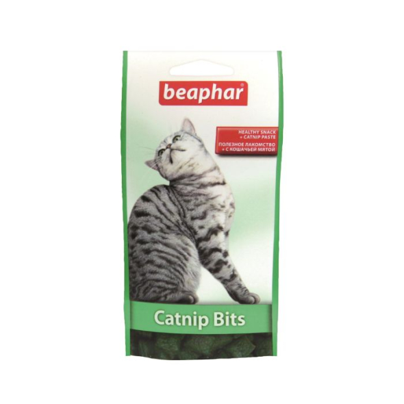 Beaphar Catnip-Bits Ласощі-подушечки з котячою м'ятою, 35 г