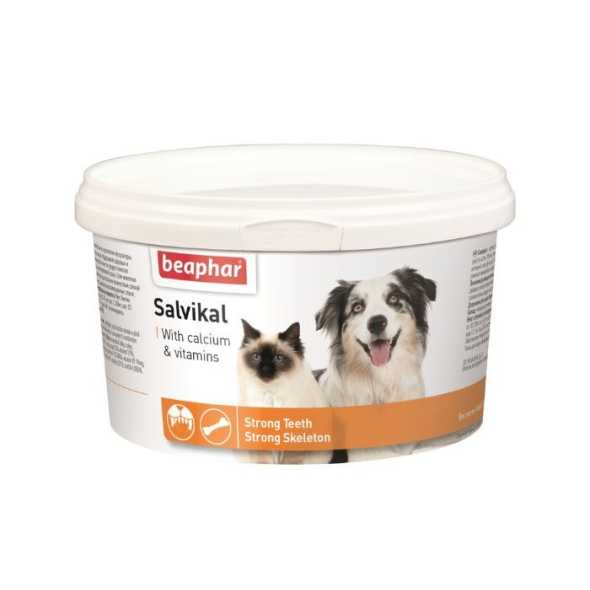 Beaphar Salvikal Комплексна добавка для кісток, зубів і м’язів собак і котів, 250 г