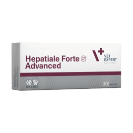 Vet Expert Hepatiale Forte Advanced (Гепатіале форте) Нутрицевтична добавка для підтримки та захисту функцій печінки у котів і собак, 30 таблеток