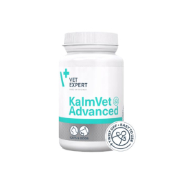 Vet Expert KalmVet Advanced (Калмвет) Нутрицевтична добавка, що зменшує симпотоми стресу у котів і собак, 60 капсул