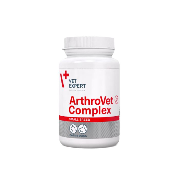 Vet Expert ArthroVet Complex (Артровет комплекс) Посилина нутрицевтична добавка для профілактики і лікування порушень функцій хрящів і суглобів у котів і собак, 60 таблеток