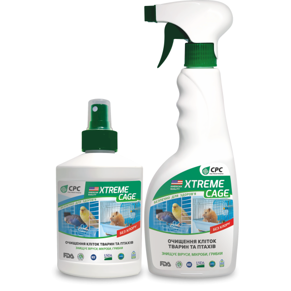 CPC Xtreme Cage Засіб для очищення кліток птахів і тварин, 250 мл - 1