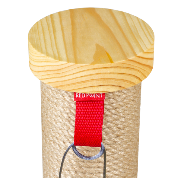 Red Point Scratch Кігтеточка-стовпчик джутова з мишкою, 40 х 40 х 76 см - 3