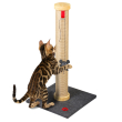 Red Point Scratch Кігтеточка-стовпчик джутова з мишкою, 40 х 40 х 76 см - 1