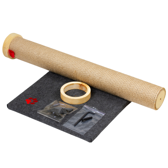 Red Point Scratch Кігтеточка-стовпчик джутова з мишкою, 40 х 40 х 76 см - 8
