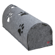 Red Point Kitty Tunnel Будиночок-тунель з мишкою для котів сірий, 85 х 28 х 28 см - 8