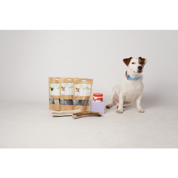 DogsRogs Оленячі роги M для собак малих порід, середньої твердості, 20 см - 7