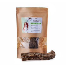 DogsRogs Оленячі роги М+ для собак середніх та великих порід, товсті, 20 см