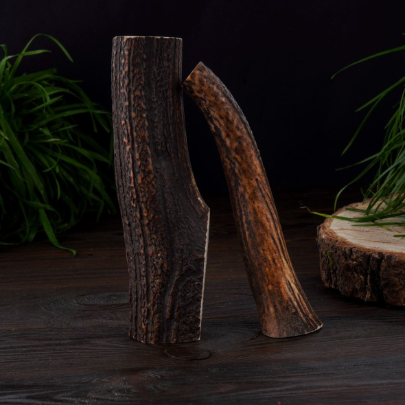 DogsRogs Оленячі роги М+ для собак середніх та великих порід, товсті, 20 см - 5