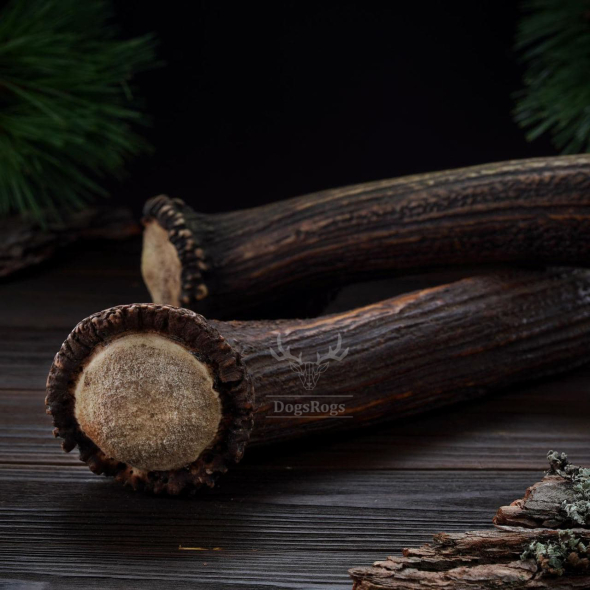 DogsRogs Оленячі роги XL для собак великих порід, середньої твердості, 30 см - 5