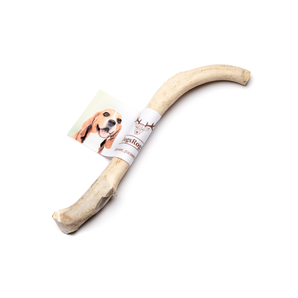 DogsRogs Оленячі роги L для собак середніх порід, м'які, 30 см - 5