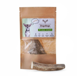 DogsRogs Оленячі роги S для собак мініатюрних порід, м'які, 10 см