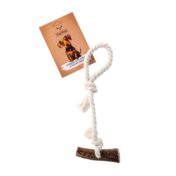 DogsRogs VelshS Іграшка з рогом оленя для собак, 30 см