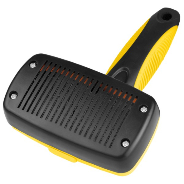 Barksi Щітка самоочисна для догляду за шерстю і підшерстком, 18 х 10 см - 3