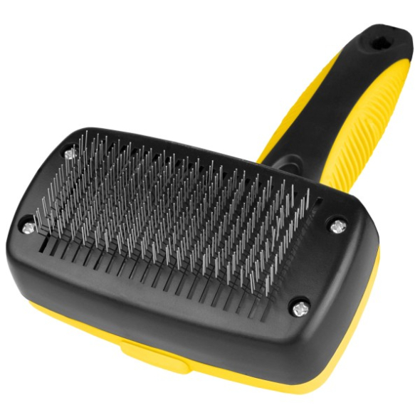 Barksi Щітка самоочисна для догляду за шерстю і підшерстком, 18 х 10 см - 2