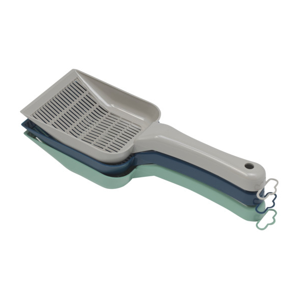 Moderna Scoopy Small Grid лопатка для наповнювача, світло-зелена, 27,8 х 10,3 см - 1
