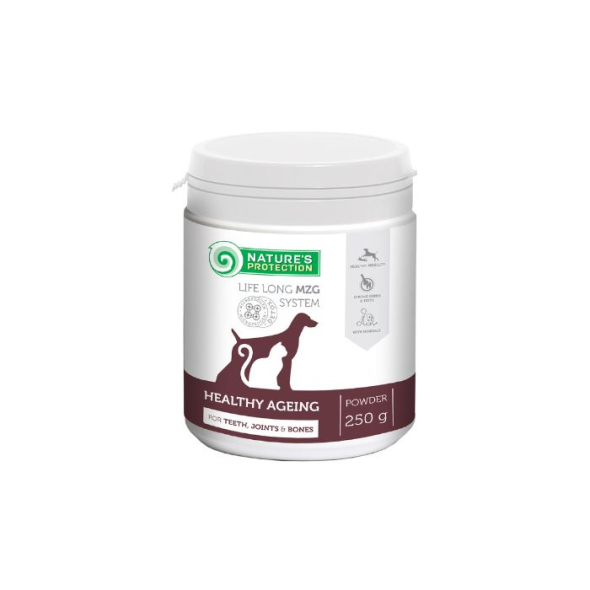 Nature's Protection Healthy Ageing Formula Харчова добавка для собак і котів похилого віку, 250 г